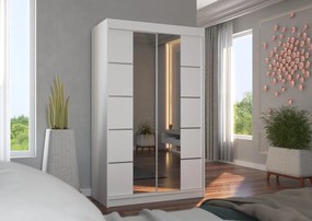 Ντουλάπα Spezia 120 συρόμενη-Leuko