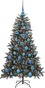 vidaXL Τεχνητό Χριστουγεννιάτικο Δέντρο με 150 LED Πράσινο 150 cm