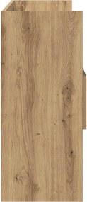vidaXL Sideboard Artisan Oak 105x30x70 cm Κατασκευασμένο ξύλο