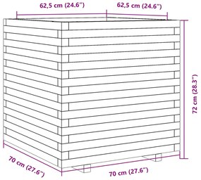 ΖΑΡΝΤΙΝΙΕΡΑ 70X70X72 ΕΚ. ΑΠΟ ΜΑΣΙΦ ΞΥΛΟ ΨΕΥΔΟΤΣΟΥΓΚΑΣ 3282622