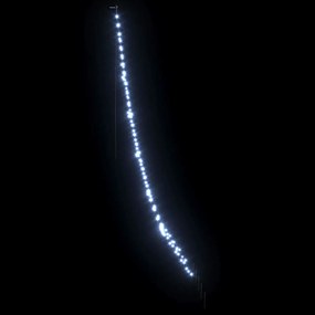 vidaXL Χριστουγεννιάτικο Δέντρο LED με Σφήνες Εδάφους Ψυχρό λευκό