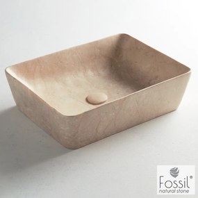 Μαρμάρινος νιπτήρας Fossil II-Mpez-50 x 40 εκ.