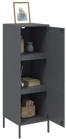 vidaXL Ντουλάπι Ανθρακί 36x39x113 εκ. από Ατσάλι