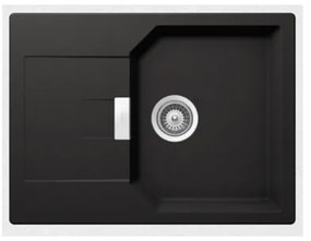 Schock Cristalite Manhattan Nero Ένθετος Νεροχύτης 69x51cm