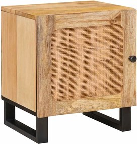 vidaXL Κομοδίνο 2 pcs Φυσικό 40 x 33 x 46 εκ.