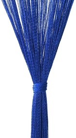 vidaXL Κουρτίνες με Κρόσσια 2 τεμ. Μπλε 100 x 250 εκ.