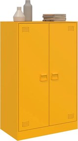 vidaXL Ντουλάπι Μουσταρδί 67 x 39 x 107 εκ. από Ατσάλι