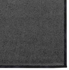 vidaXL Χαλάκι Εξώπορτας Ανθρακί και Μαύρο 120 x 250 cm