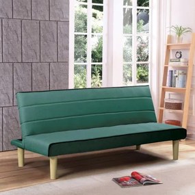 BIZ Καναπές / Κρεβάτι Σαλονιού - Καθιστικού / Ύφασμα Πράσινο 167x75x70cm /Κρεβάτι 167x87x32 Ε9438,3