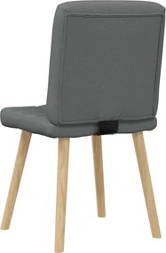 vidaXL Καρέκλες Τραπεζαρίας 6 τεμ Σκ. Γκρι Υφασμάτινες