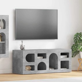 vidaXL Ντουλάπι TV ELST 100 x 35 x 40 εκ Σκυρόδεμα Γκρι