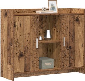 vidaXL Πλαϊνό γραφείο Old Wood 98,5 x 33 x 80 εκ Επεξεργασμένο Ξύλο