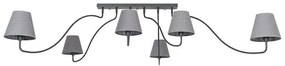 Φωτιστικό Οροφής SwIVel VI 6553 Graphite Nowodvorski Metal, Fabric