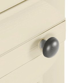vidaXL Πλαστικό Ντουλάπι Angora Λευκό 40 x 43 x 164εκ. με Σχέδιο Ξύλου