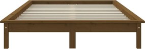 vidaXL Πλαίσιο Κρεβατιού Μελί 180 x 200εκ. Μασίφ Πεύκο Super King Size