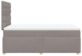 ΚΡΕΒΑΤΙ BOXSPRING ΜΕ ΣΤΡΩΜΑ TAUPE 120X190 ΕΚ. ΥΦΑΣΜΑΤΙΝΟ 3291230