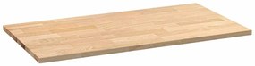 vidaXL πάγκος εργασίας κουζίνας 120x63,5x2,7 εκ. στερεό δρυς ορθογώνιο