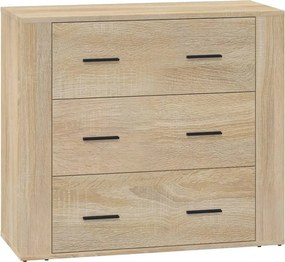 vidaXL Ντουλάπι Sonoma Δρυς 80x33x70 εκ. από Επεξεργασμένο Ξύλο