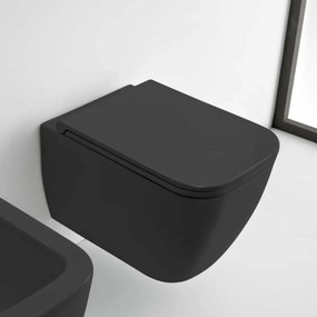 Scarabeo Teorema 512600SC Black Matt - Κρεμαστή λεκάνη
