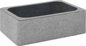 vidaXL Νιπτήρας Μαύρος 45 x 30 x 15 εκ. από Riverstone