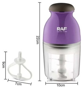 RAF Πολυκόφτης Μπλέντερ 2 σε 1 R332 1lt 250W Μωβ