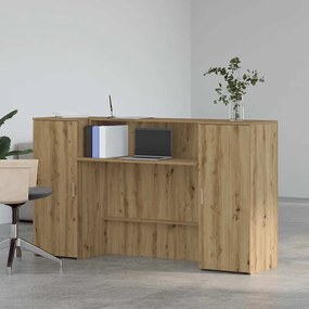 vidaXL Γραφείο υποδοχής 180x50x103,5 εκ. Επεξεργασμένο Ξύλο