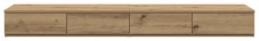vidaXL Συρτάρια Κρεβατιού Artisan Δρυς 135x36,5x16,5 εκ από Ξύλο