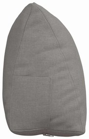 vidaXL Μαξιλάρι Πλάτης Taupe 45 x 20 x 35 εκ. ύφασμα