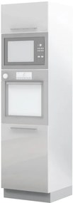 Επιδαπέδιο ντουλάπι φούρνου ψηλό Raval K21-60-RM-Λευκό γυαλιστερό - 60.00Χ60.00Χ216.00cm