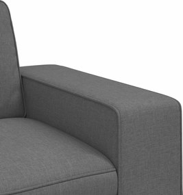 vidaXL Καναπές 140cm Σκούρο Γκρι Μέταλλο