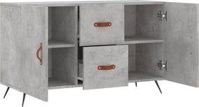 vidaXL Ντουλάπι Γκρι Σκυροδέματος 100 x 36 x 60 εκ. Επεξεργασμένο Ξύλο