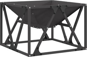 vidaXL Φωτιά Μαύρο 50 x 50 x 35 cm Ατσάλι