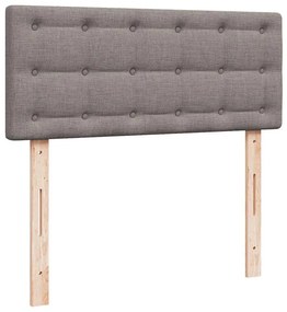 VidaXL Οθωμανικό κρεβάτι με στρώμα Taupe 120x190 cm Ύφασμα