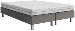 Επενδυμένο κρεβάτι Lux-Baza-Gkri-200 x 160 x 30