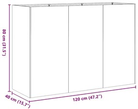 ΖΑΡΝΤΙΝΙΕΡΑ 120X40X80 ΕΚ. ΑΤΣΑΛΙ ΣΚΛΗΡΥΘΕΝ ΣΤΟΝ ΑΕΡΑ 860723