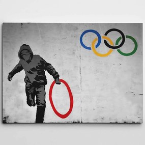 Πίνακας Καμβάς 966BRS1234 70x50cm Multi Wallity Οριζόντιοι Wood, Canvas