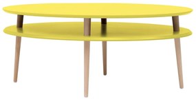 Τραπεζάκι Oval OVO5H Yellow 110X70X45cm