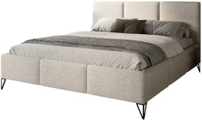 Επενδυμένο κρεβάτι Loren-Mpez-200 x 200