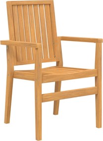 vidaXL Σετ Τραπεζαρίας Κήπου 3 Τεμαχίων από Μασίφ Ξύλο Teak