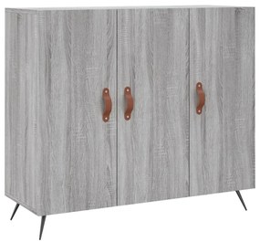 vidaXL Ντουλάπι Γκρι Sonoma 90 x 34 x 80 εκ. από Επεξεργασμένο Ξύλο
