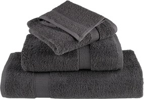 vidaXL Πετσέτες Premium Σετ 12 Τεμ. SOLUND Ανθρακί 600 γρ/μ²