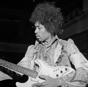 Φωτογραφία American guitarist, composer and singer Jimi Hendrix