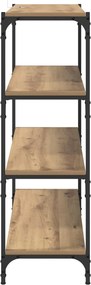 vidaXL Βιβλιοθήκη 3 επιπέδων 100 x 33 x 100 εκ. Artisan Oak
