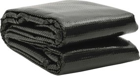 vidaXL Ορθογώνιο Ισοθερμικό Κάλυμμα Πισίνας 6x4 μ. Μαύρο