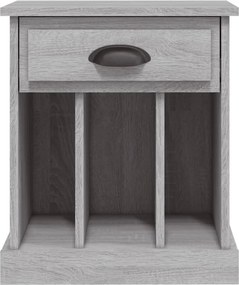 vidaXL Κομοδίνο Γκρι Sonoma 43x36x50 εκ.
