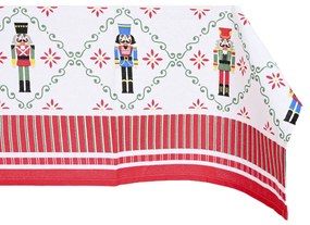 Ρητινωμένο τραπεζομάντηλο αντιλεκέδων Home ESPRIT Λευκό Κόκκινο Πράσινο Μπεζ (9 Τεμάχια)