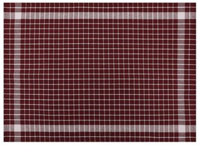 Πετσέτες Κουζίνας Kup (Σετ 10Τμχ) 336EPJ1139 Claret Red-White Hermia 45x65cm 100% Βαμβάκι