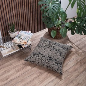 Μαξιλαροθήκη Διακοσμητική Δαπέδου Malibu 03 Elephant Teoran 65Χ65 Acrylic,Cotton,Polyester