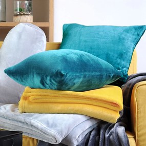 Διακοσμητική Μαξιλαροθήκη Βελουτέ (40x40) S-F Doudou Canard C05792018H