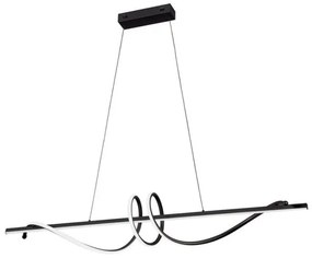Κρεμαστό Φωτιστικό Οροφής LED 47W 3000K 120x120 Claudia Viokef 4291400 Μαύρο